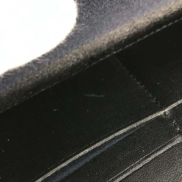 CHANEL Authentic Black Leather Wallet
